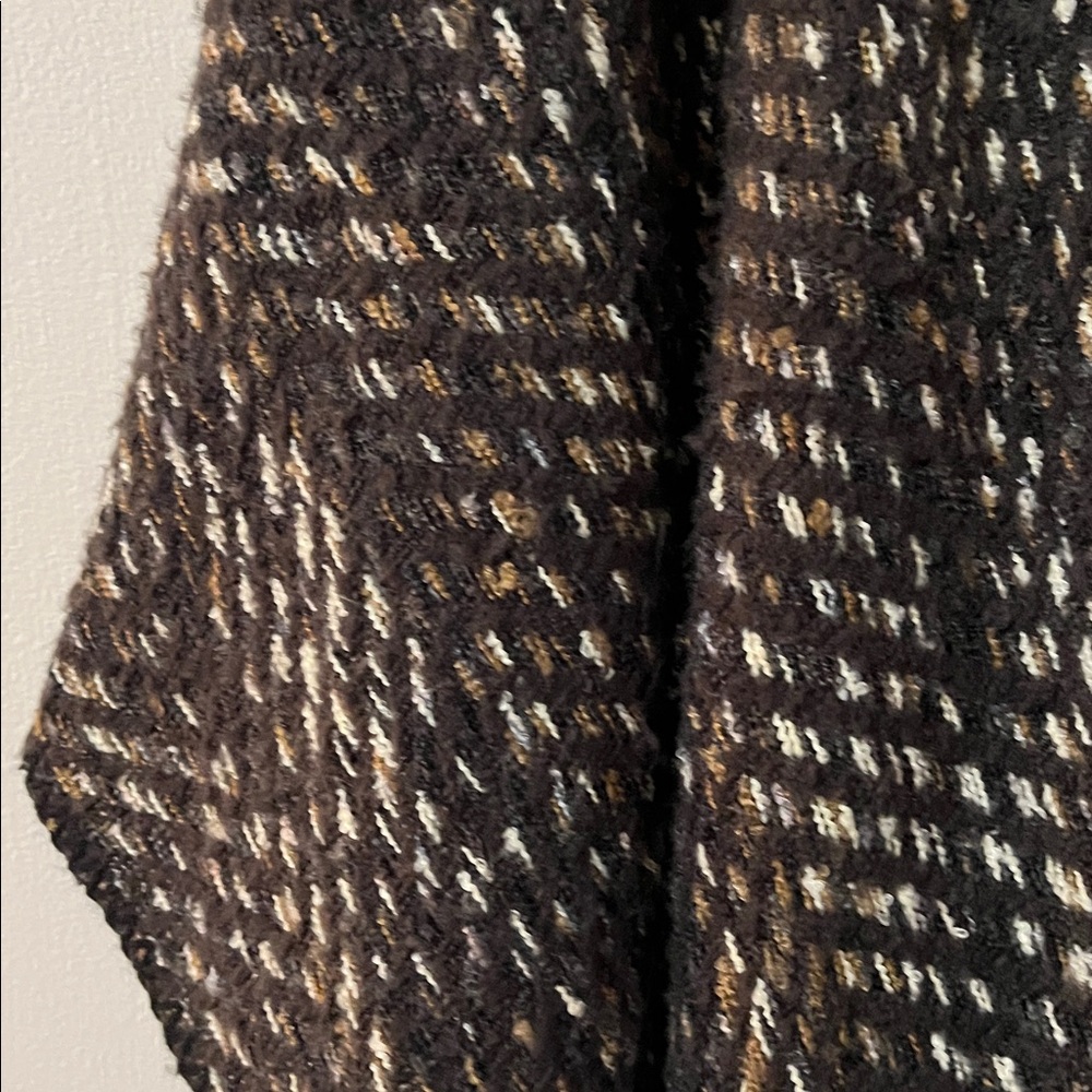 Apt. 9. Black & Brown Patterned Poncho/Cape - Picture 7 of 13